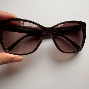Dolce & Gabbana Brown Tortoise Sunglasses